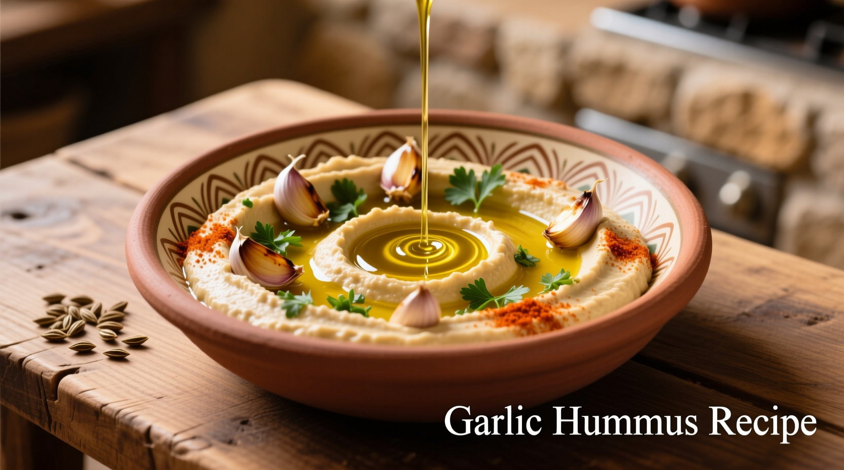 garlic hummus recipe