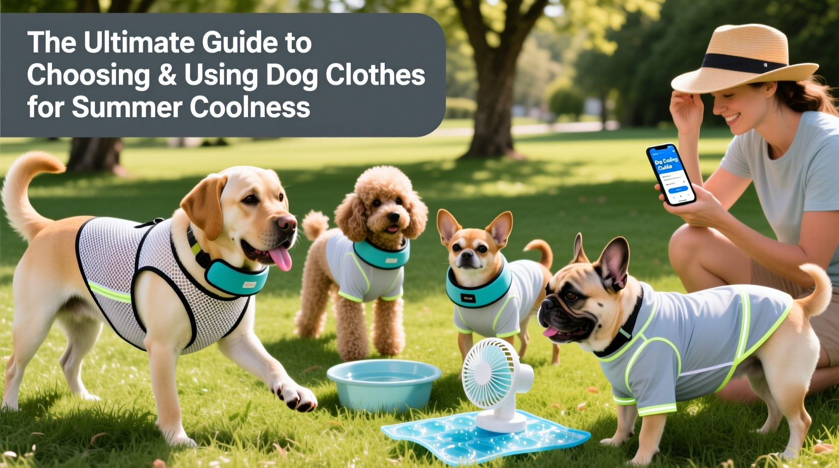 the ultimate guide to choosing and using dog clothes to keep your pet cool in summer