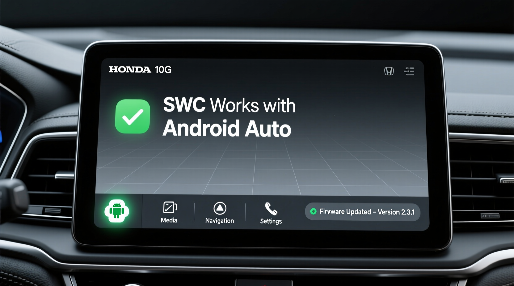 accord 10g steering wheel controls android auto