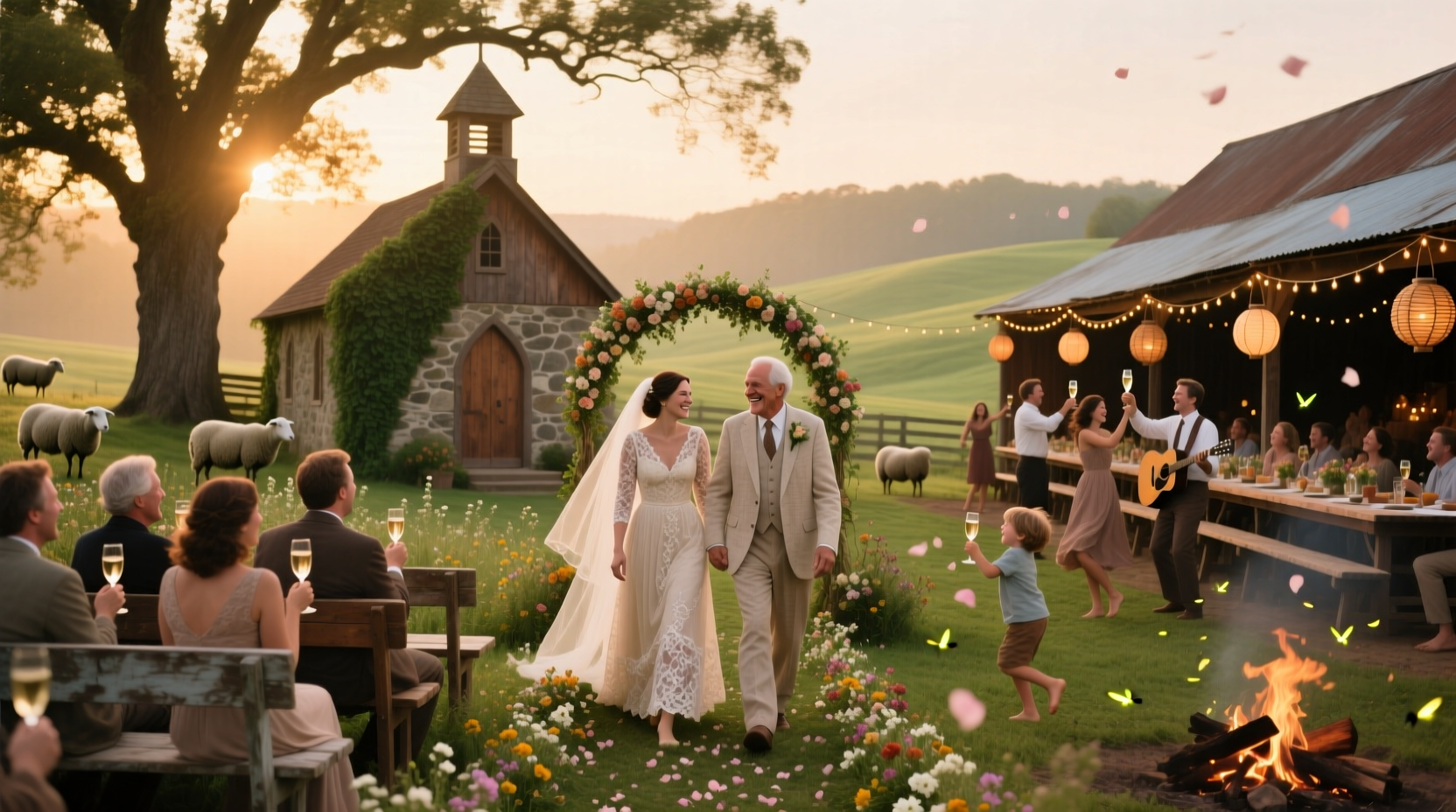 a country wedding film