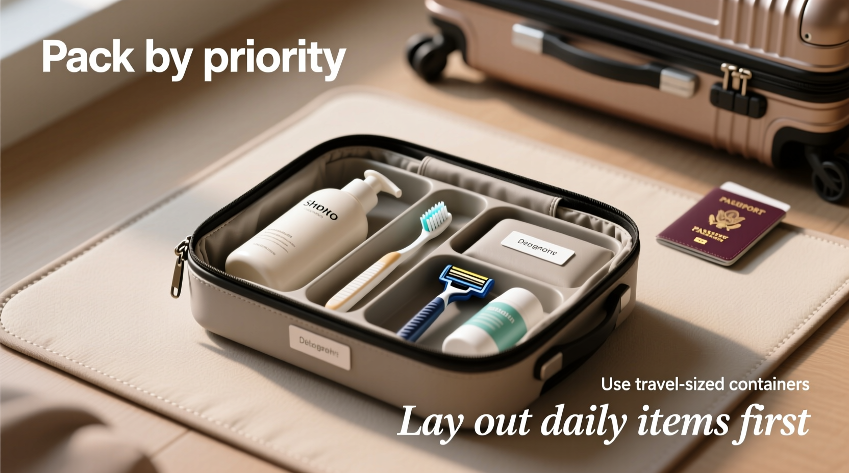 maximize your travel efficiency smart tips for using a toiletry bag like a pro