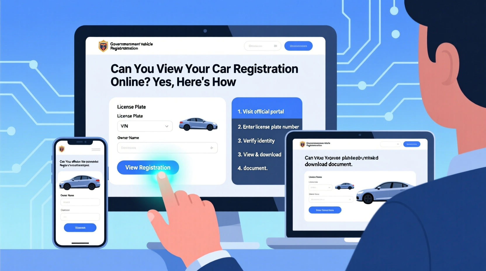 can i see my car registration online