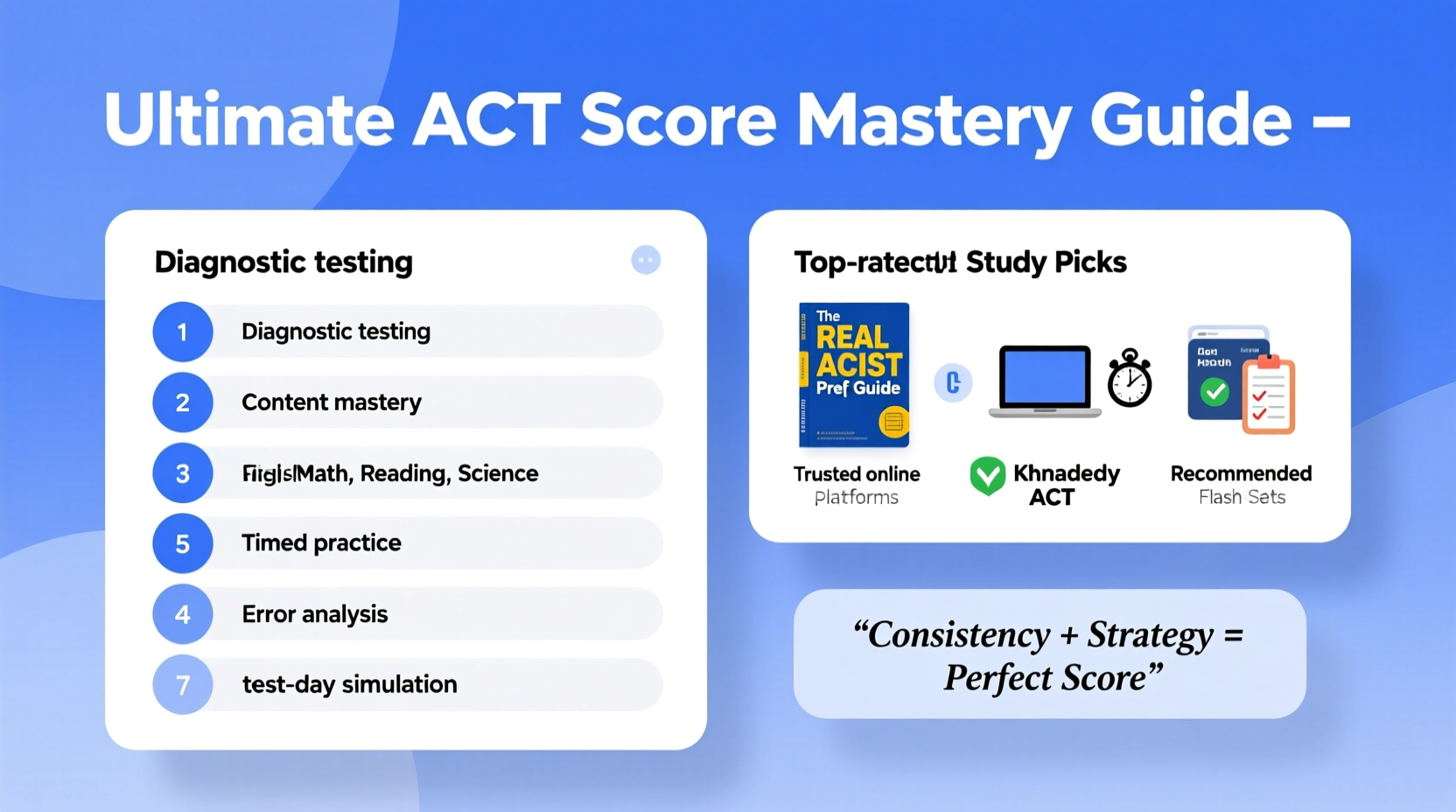 how to achieve the best act score possible guide and picks