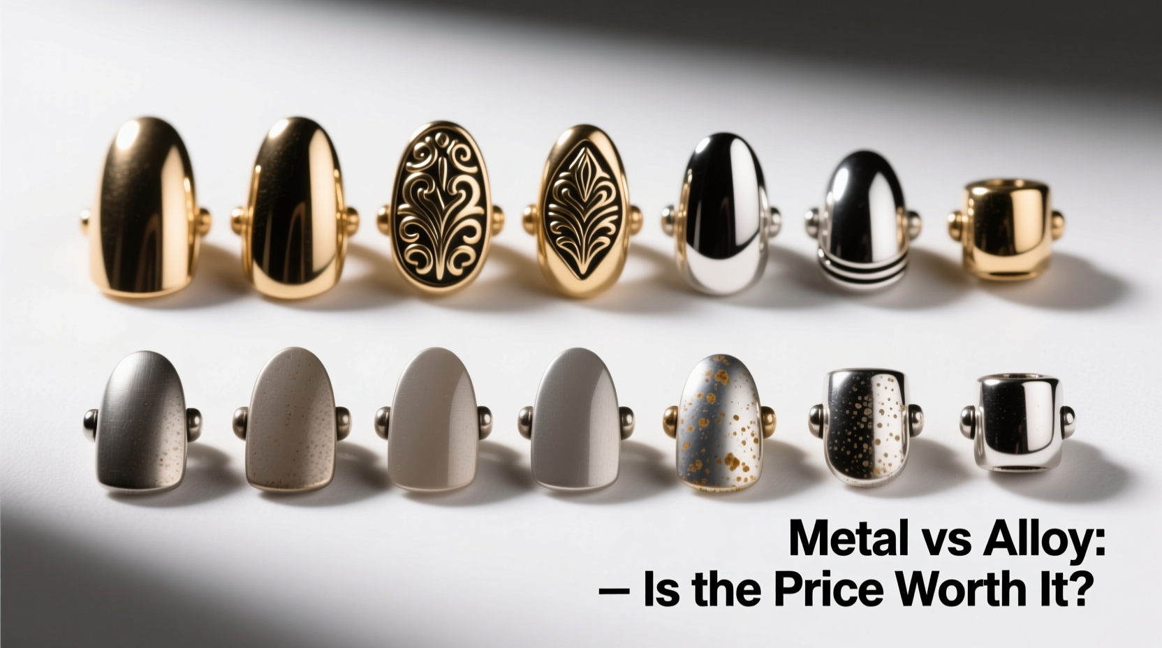 are metal nail charms really worth the extra money compared to alloy ones