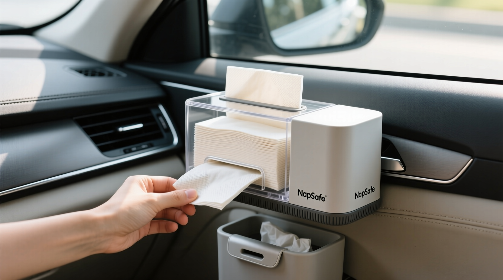 creative and practical ways to use a desktop napkin dispenser in your car for convenience and cleanliness