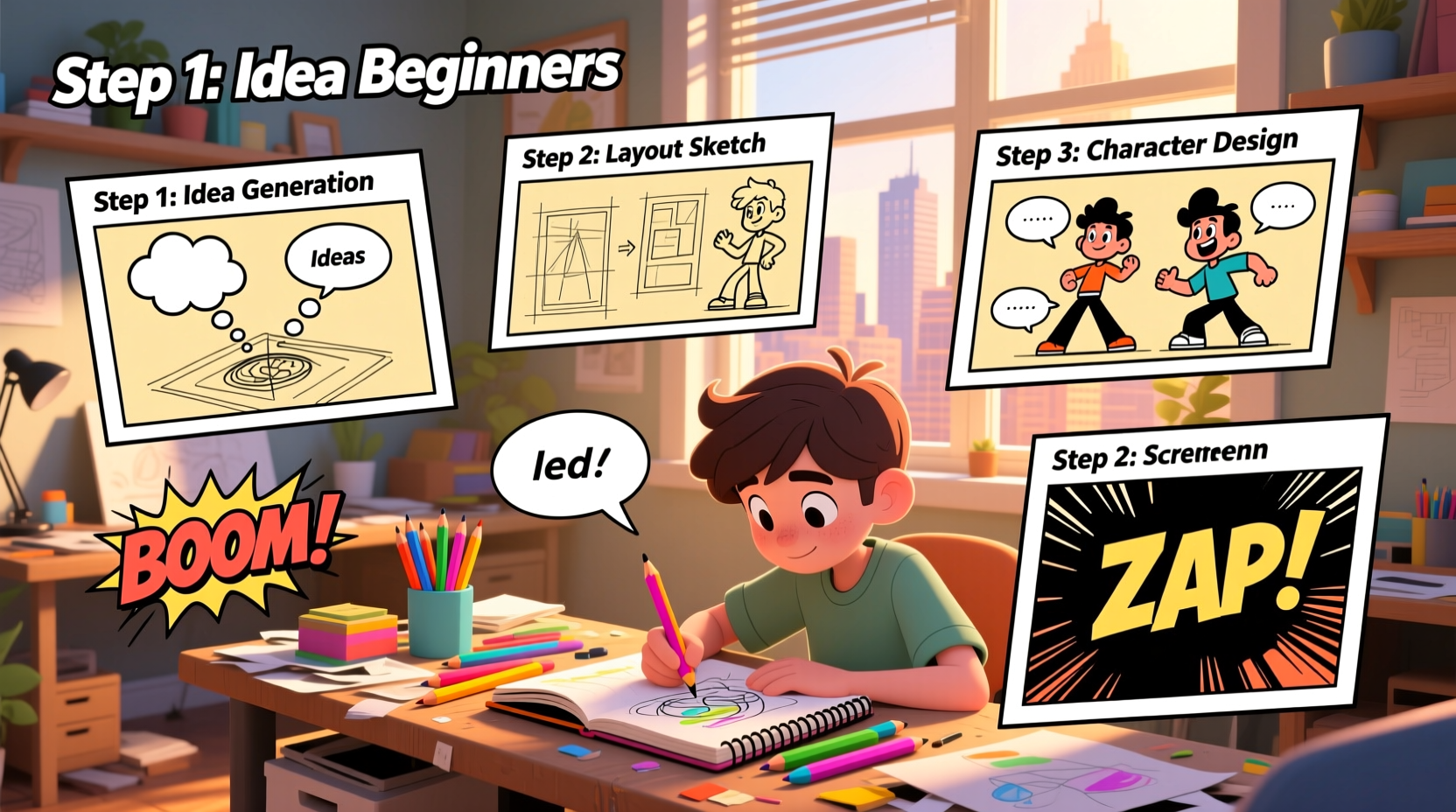 mastering the art of comic creation a step by step guide for beginners