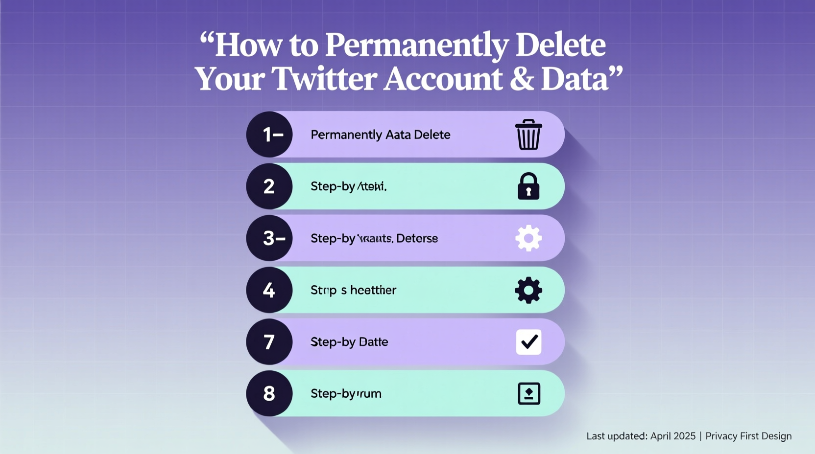 a complete guide to permanently deleting your twitter account and data