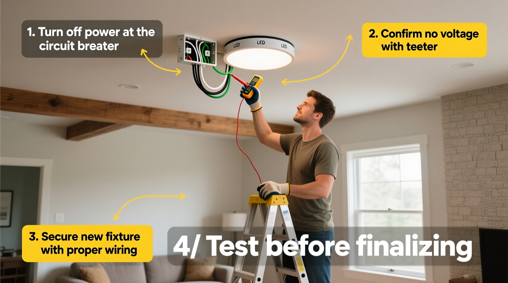 essential tips for safely changing and upgrading can light fixtures