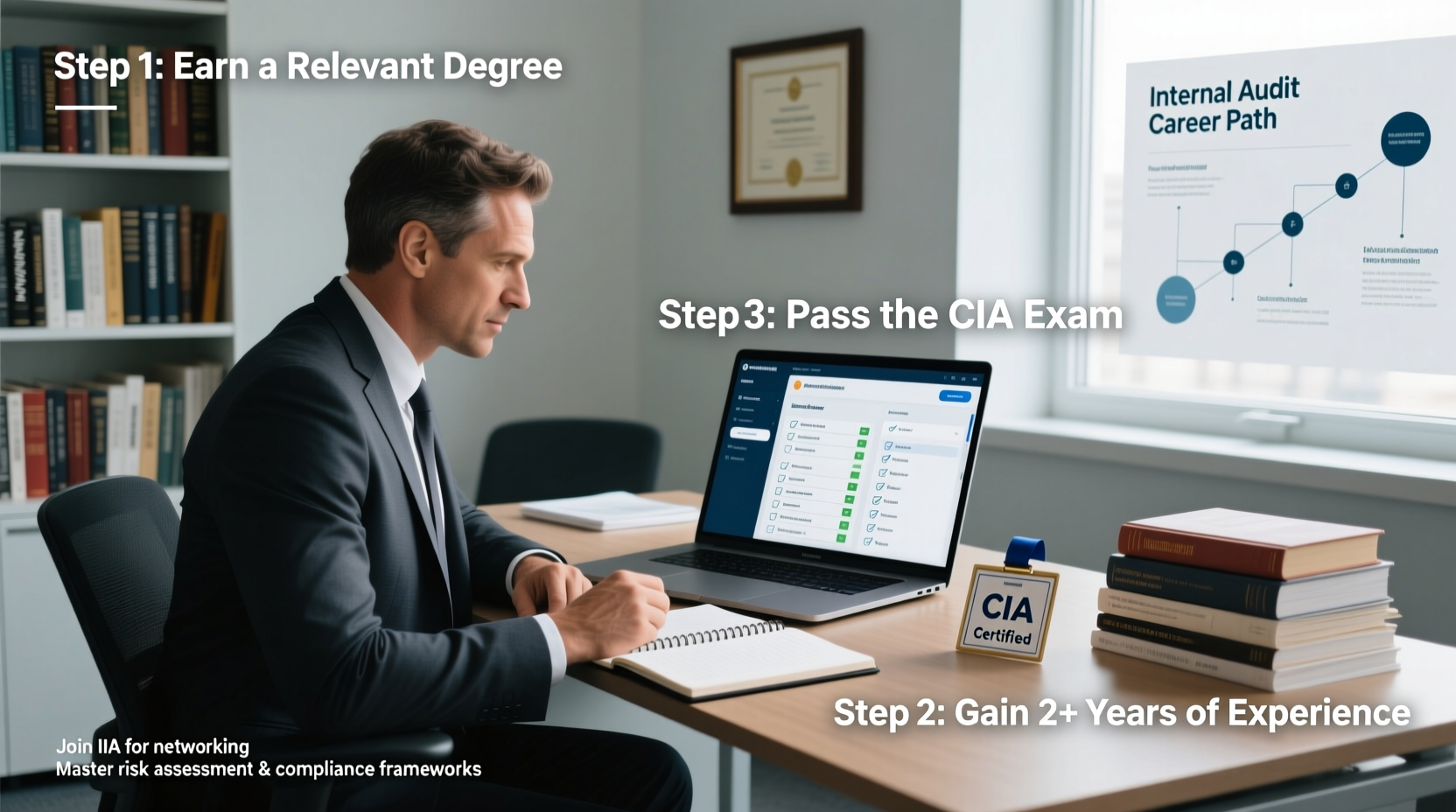 step by step guide to becoming a certified internal auditor skills exams and career tips