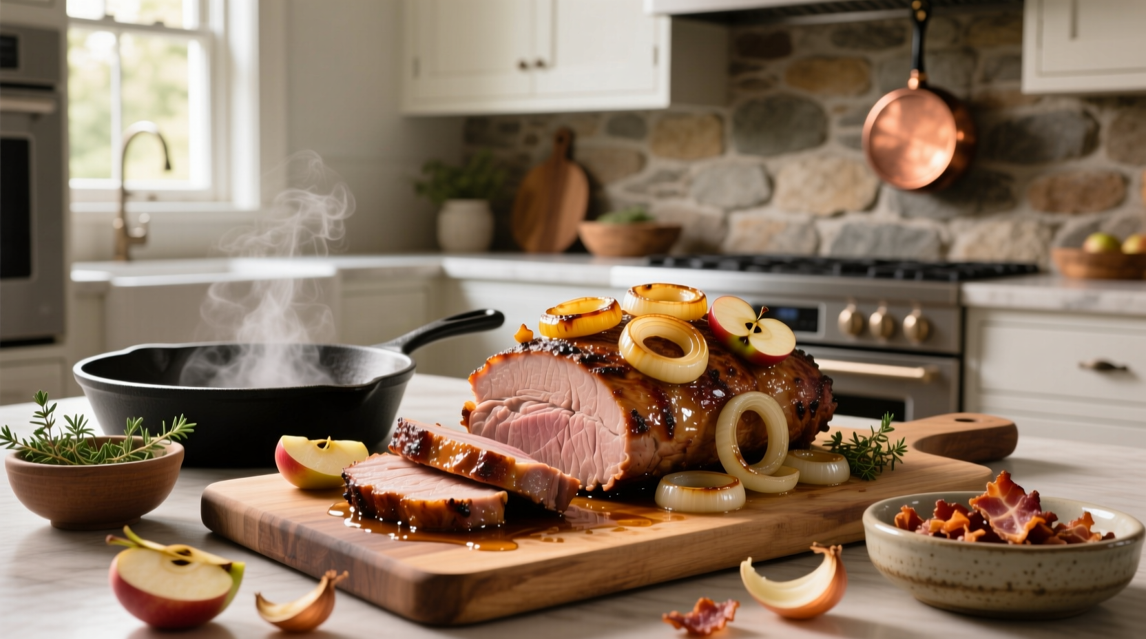 apple and onion pork loin recipe guide
