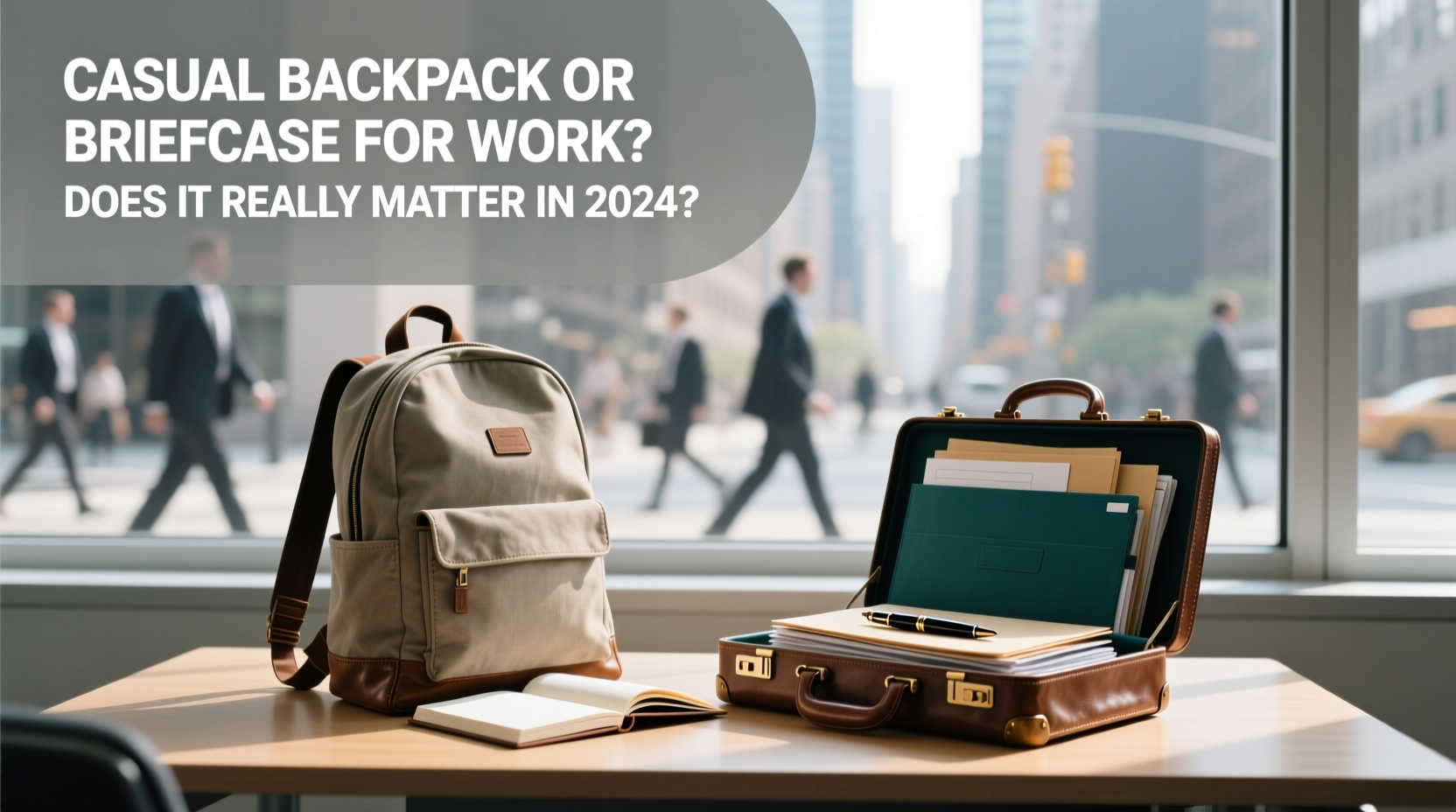 casual backpack or briefcase for work does it really matter in 2024 2