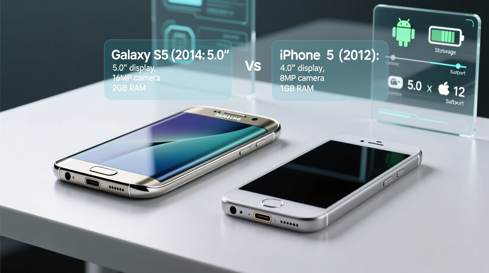 is the galaxy s5 worth it over a used iphone 5 in 2025