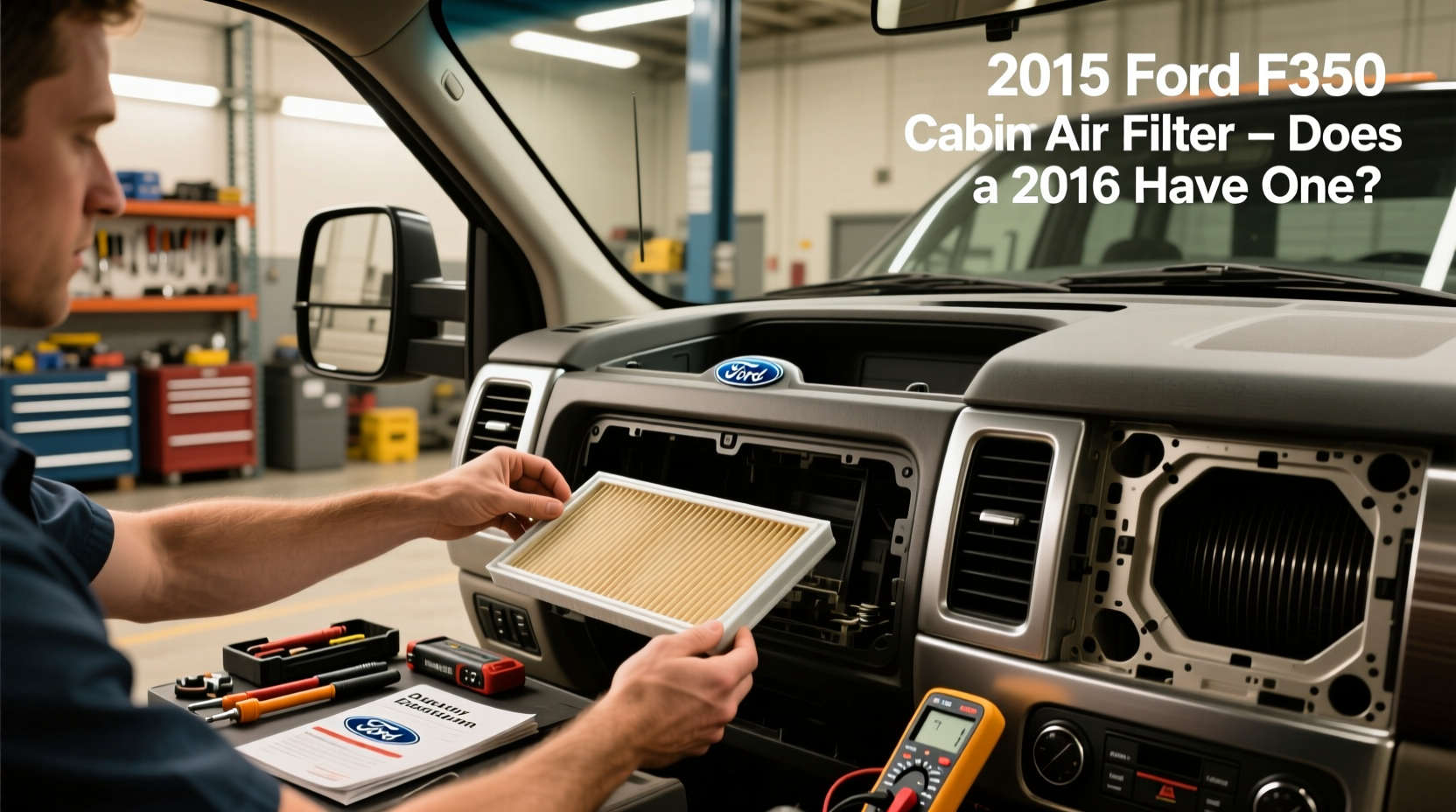 2015–2016 Ford F350 Cabin Air Filter Guide