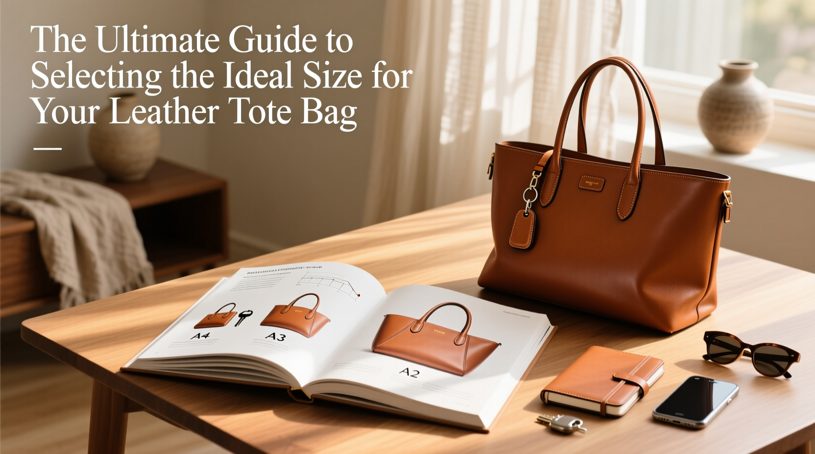the ultimate guide to selecting the ideal size for your leather tote bag