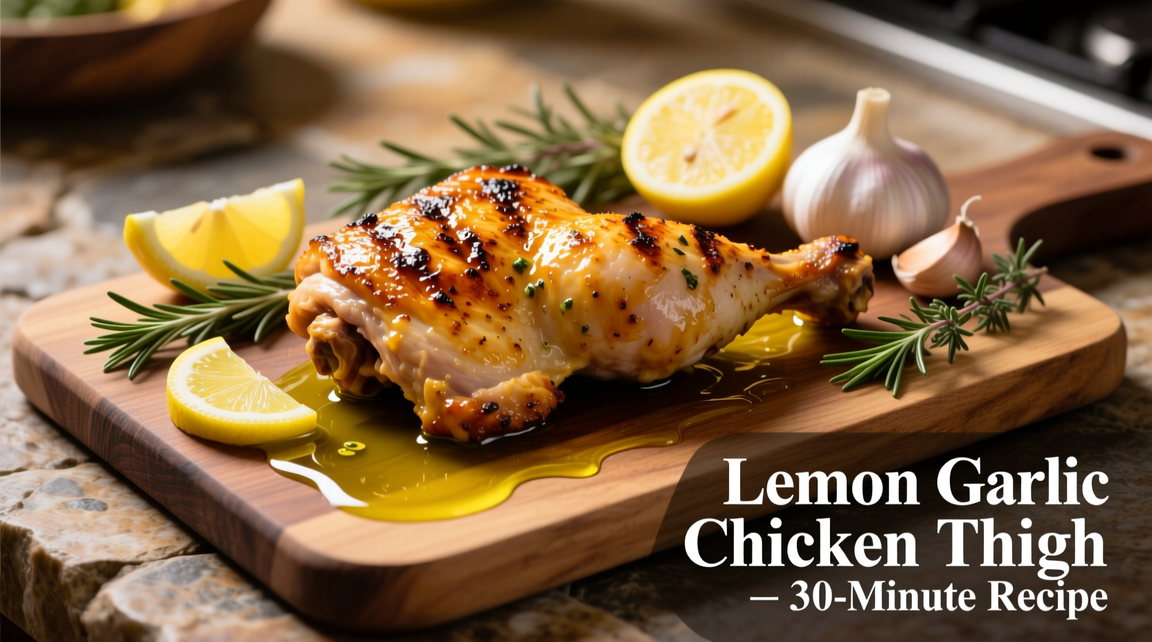 chicken thigh lemon garlic recipe