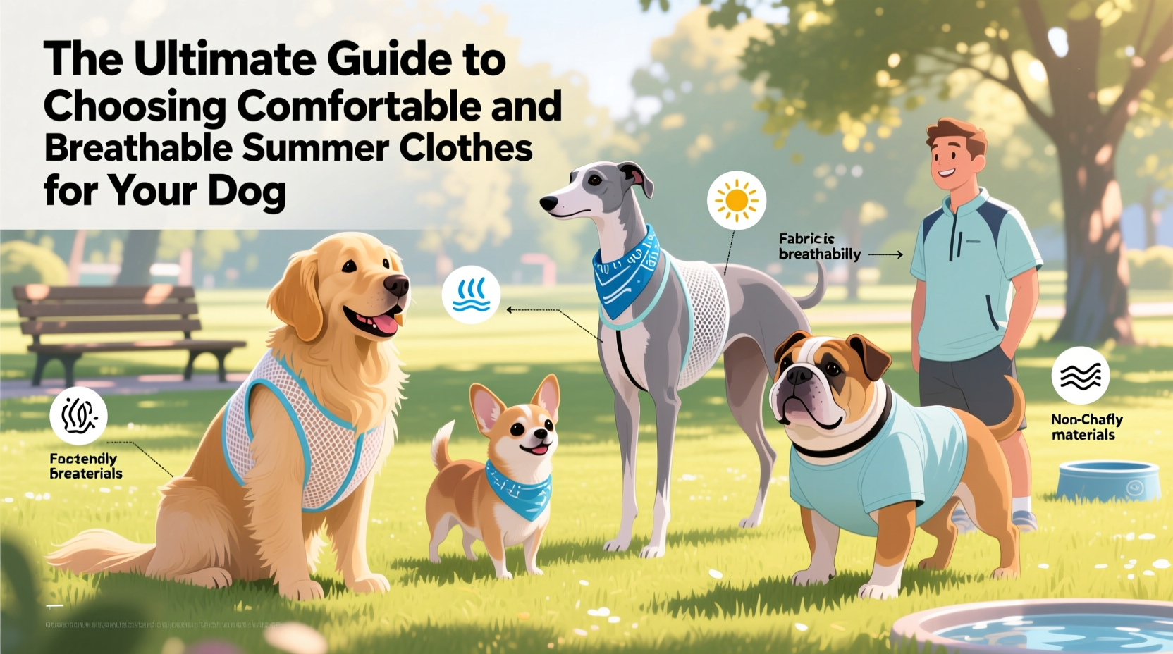 the ultimate guide to choosing comfortable and breathable summer clothes for your dog