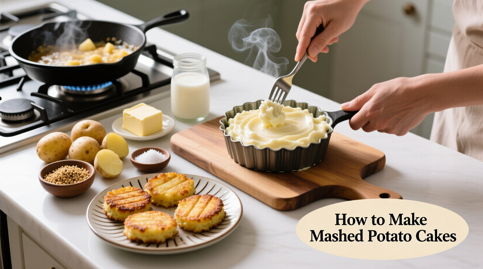 Perfect Mashed Potato Cakes Recipe: Crispy Outside, Tender Inside