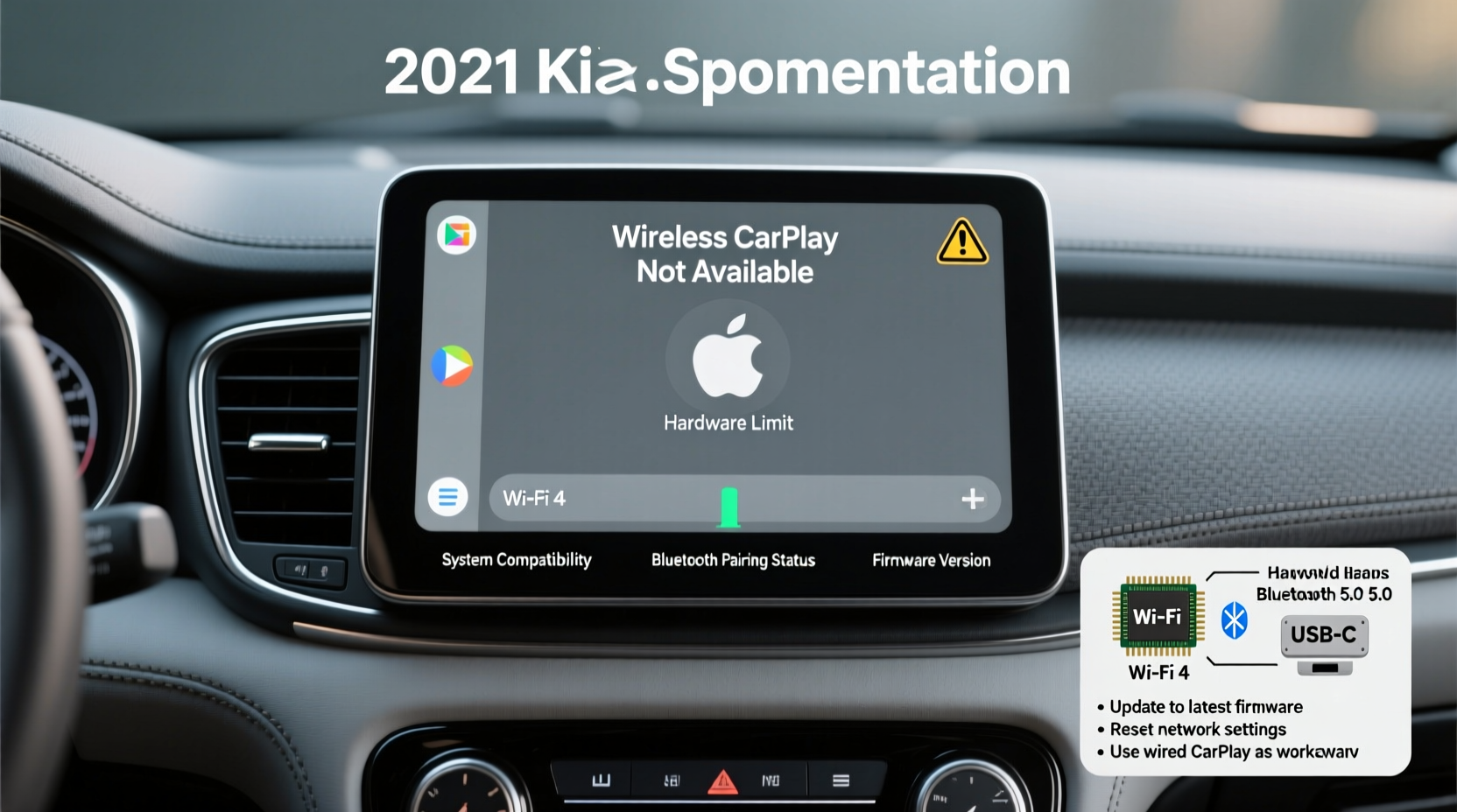 sportage 2021 wireless carplay fix