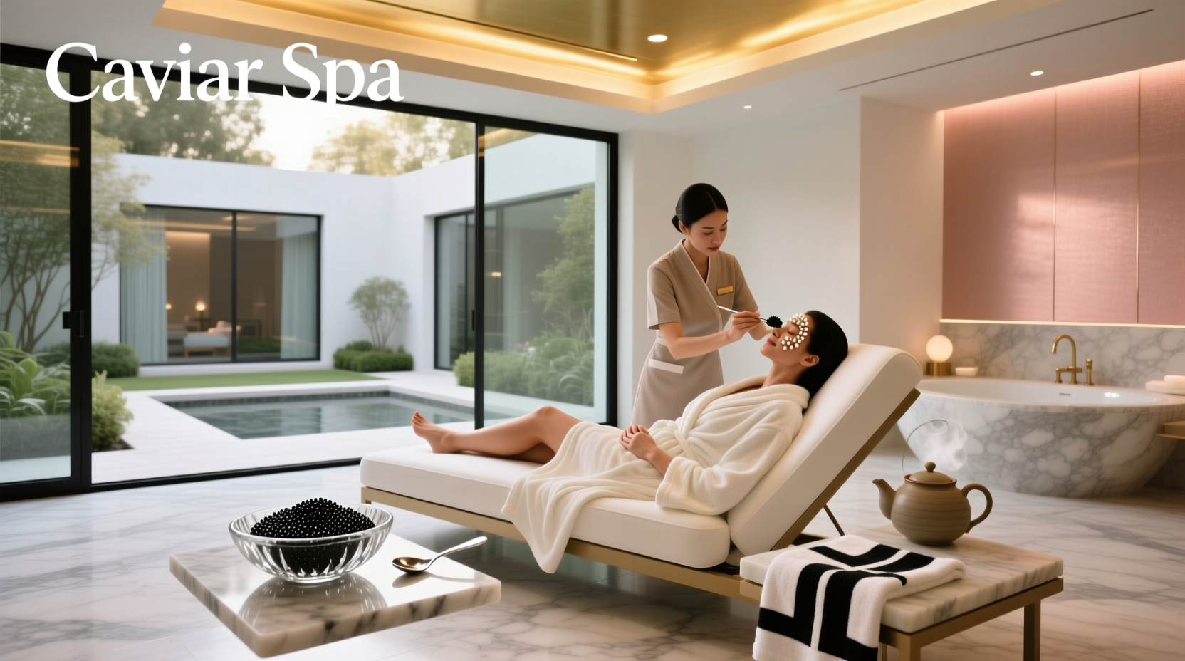 caviar spa for self care rituals