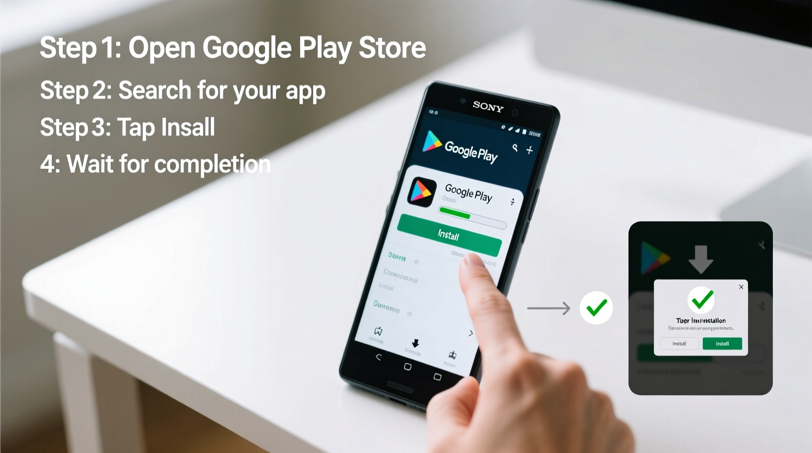 step by step guide how to download and install apps on your sony cell phone easily