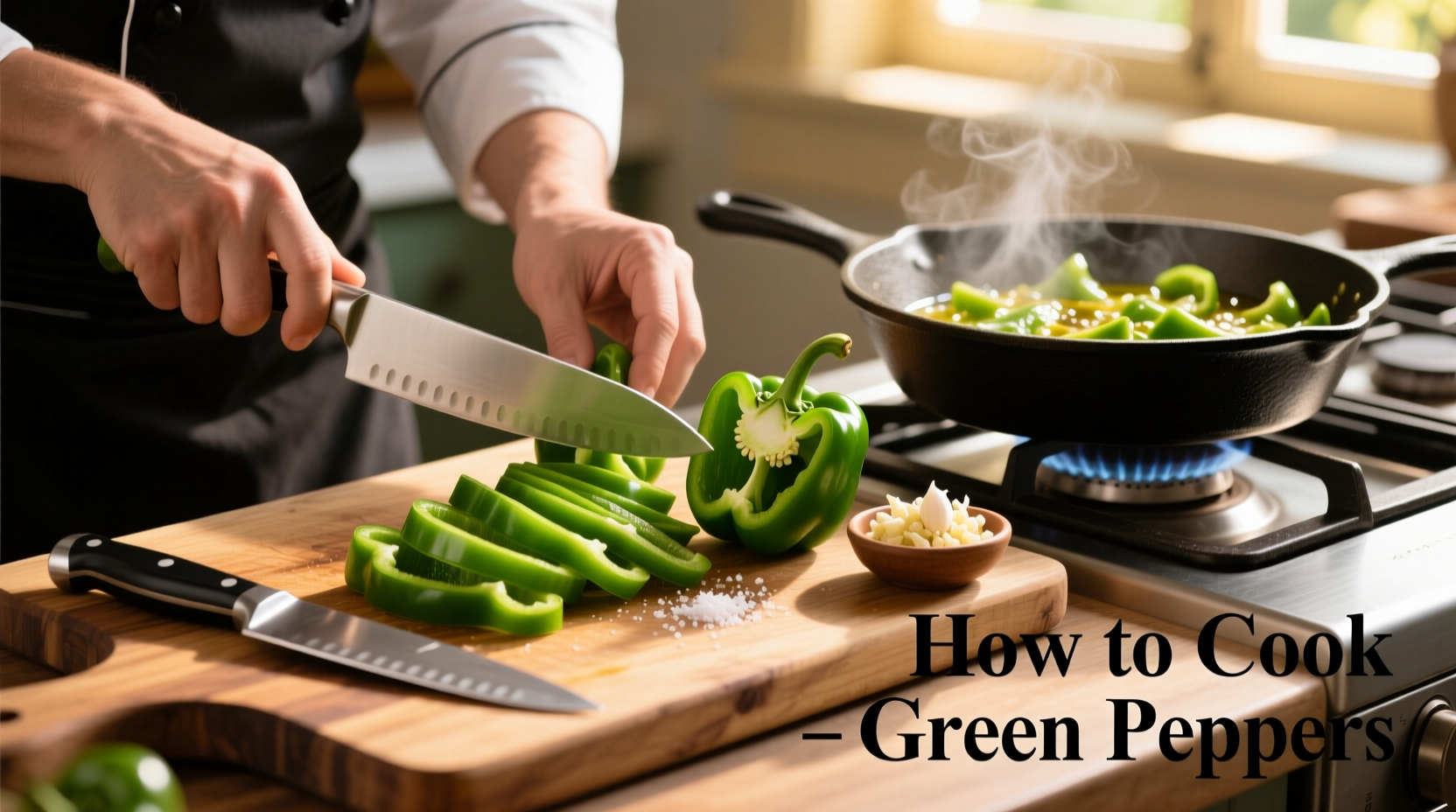 how to cook green peppers