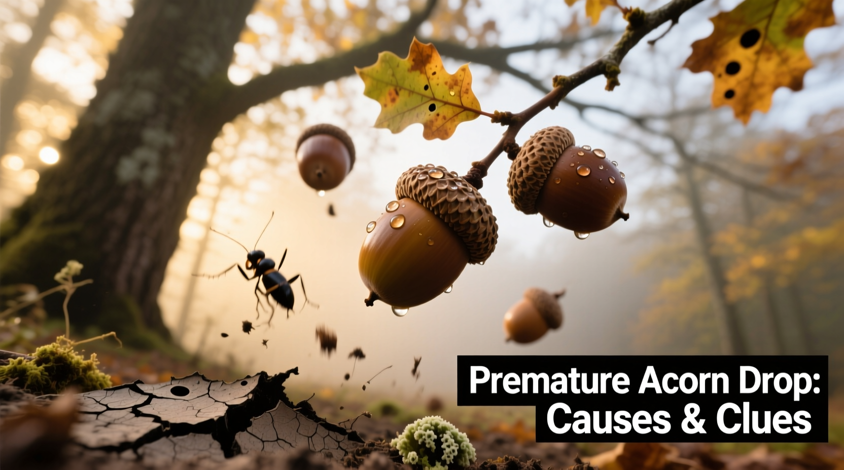 Acorns Falling Early Reasons For Premature Acorn Drop