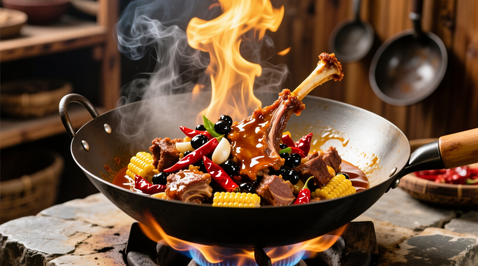 cornstarch stir frying asian food slurry woks hunan lamb recipe
