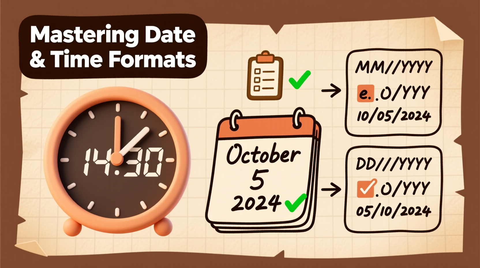 mastering how to write the date and time clear correct and consistent formats explained