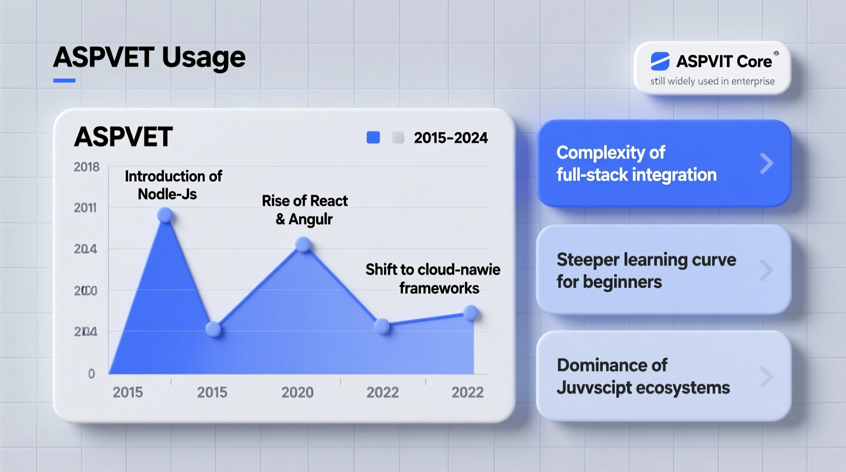 asp nets popularity why isnt it more widely used