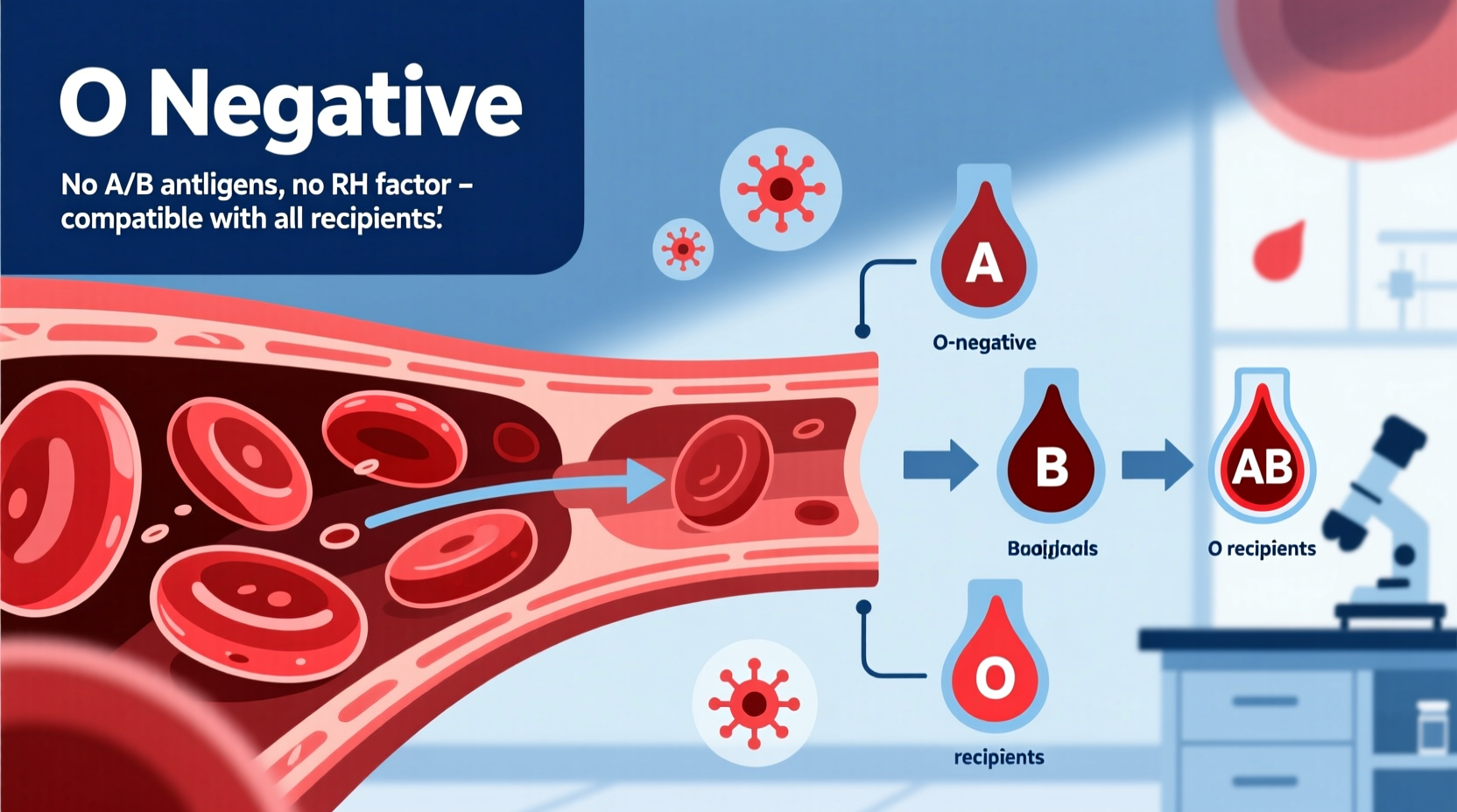 why is blood type o the universal donor blood types explained