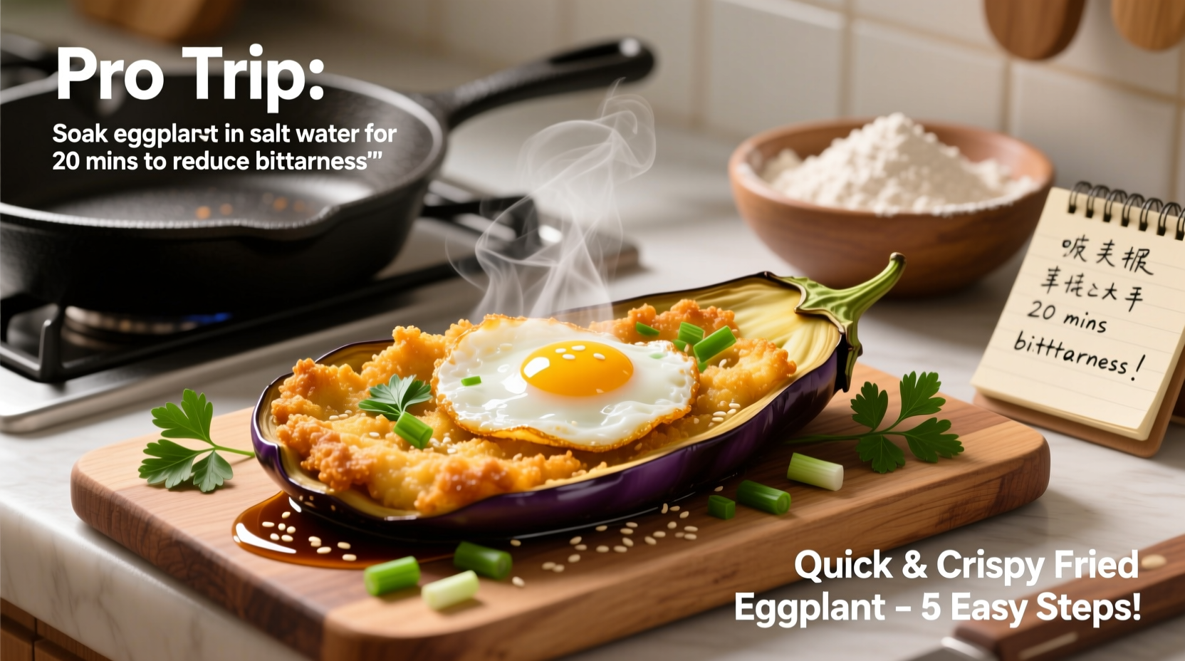 discover the best fried eggplant recipe with handy tips and easy steps