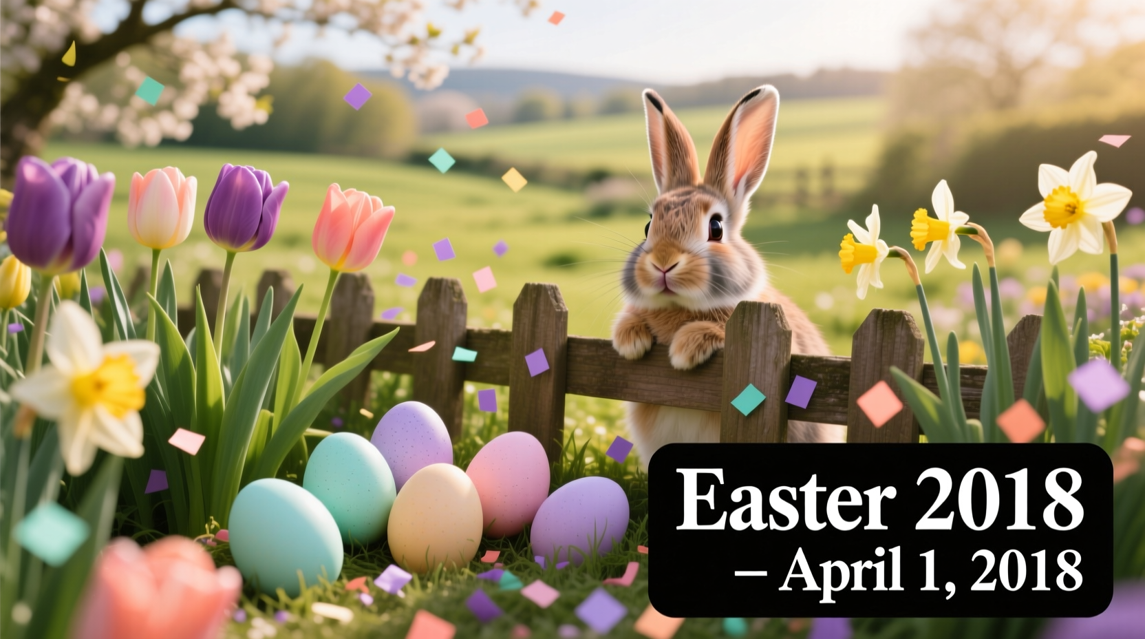 how much longer till easter 2018