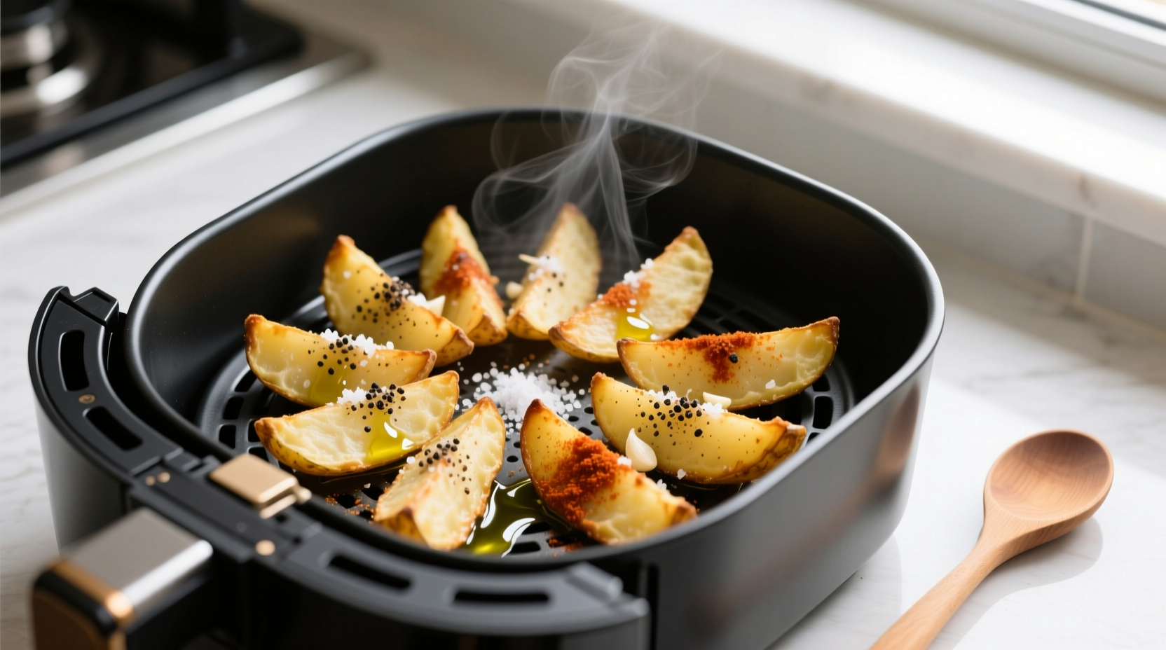 air fryer potato wedges