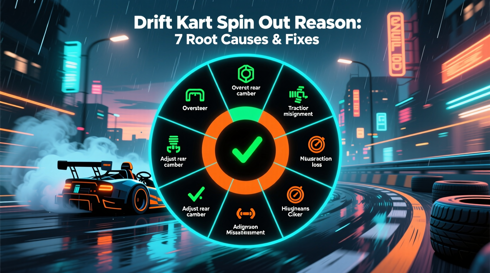 Drift Kart Spin Out Reason: 7 Root Causes & Fixes