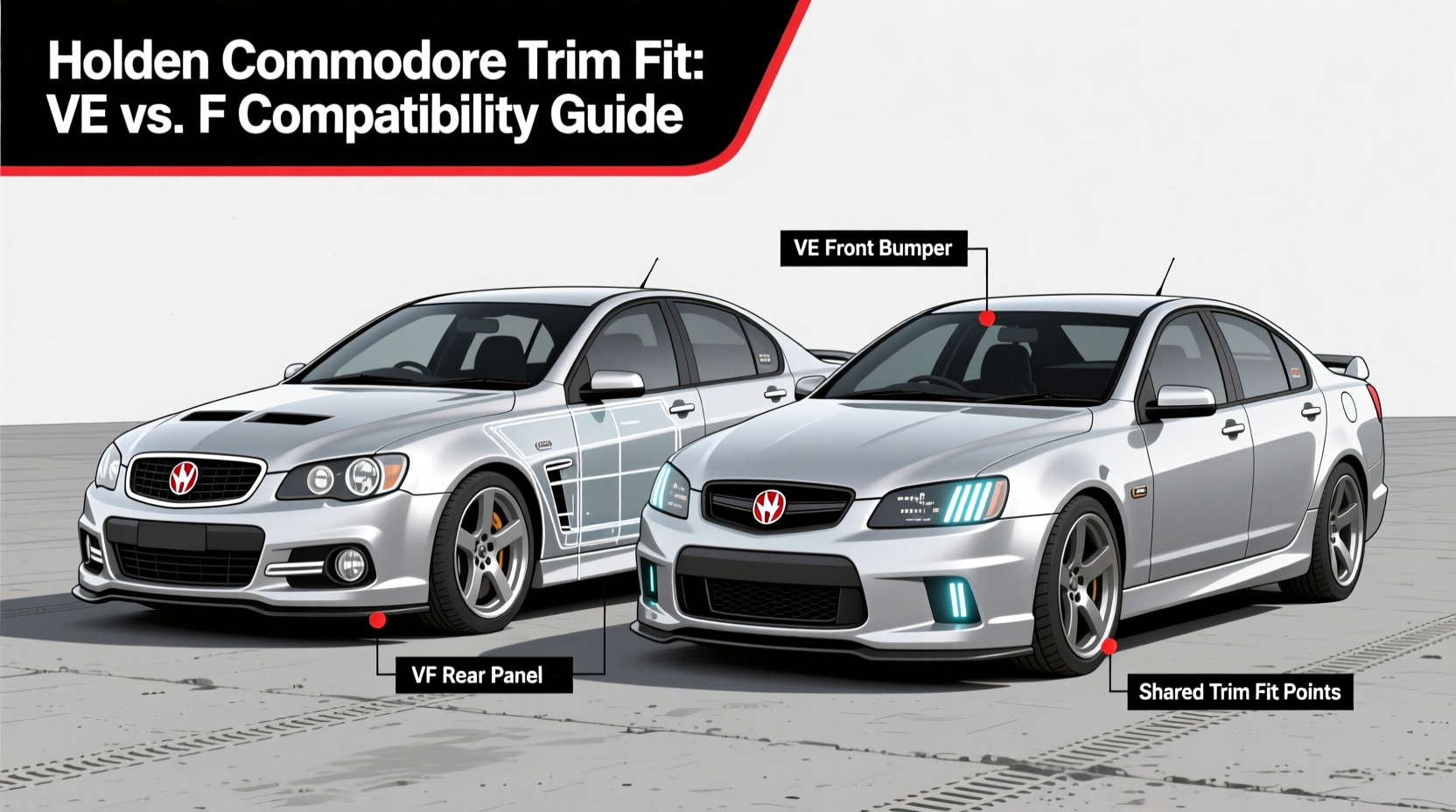 Holden Commodore Trim Fit: VE vs. VF Compatibility Guide