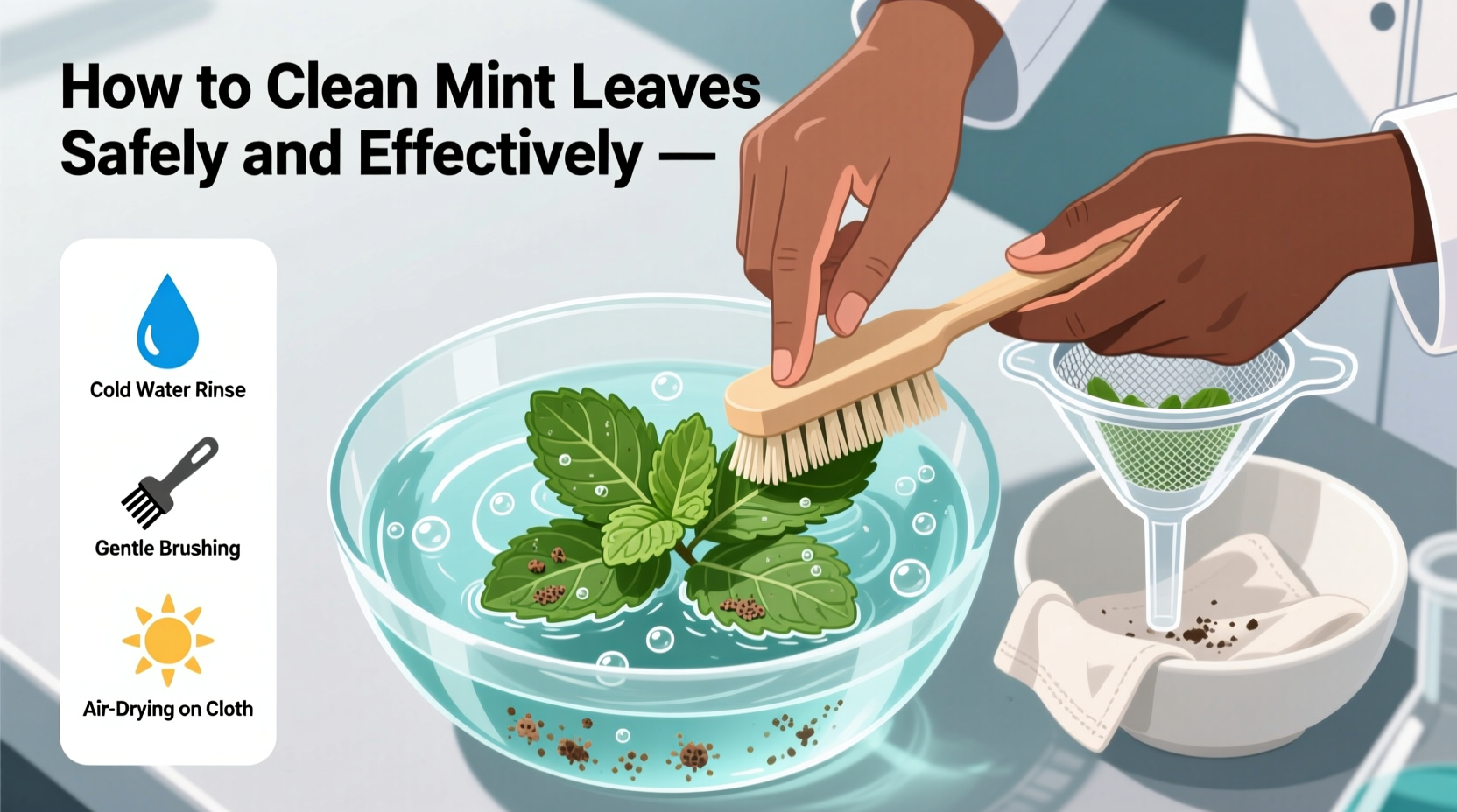 how to clean mint