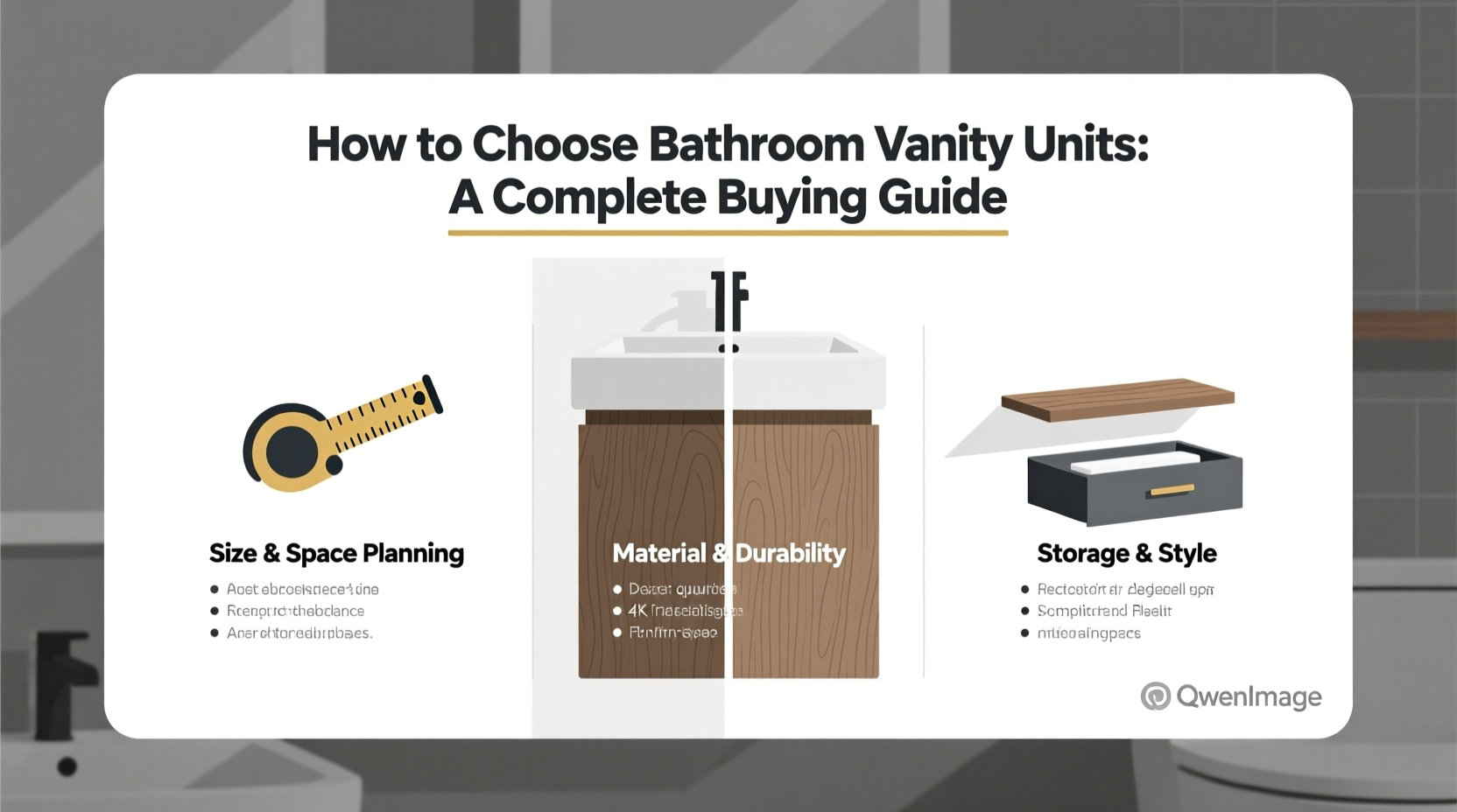 How to Choose Bathroom Vanity Units: A Complete Buying Guide