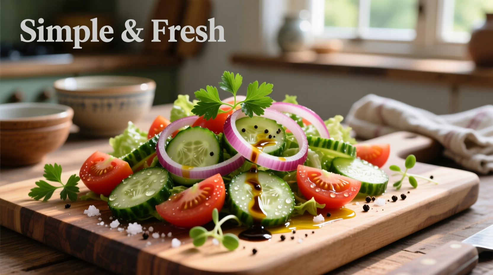 Perfect Cucumber Tomato Onion Salad Recipe in 15 Minutes