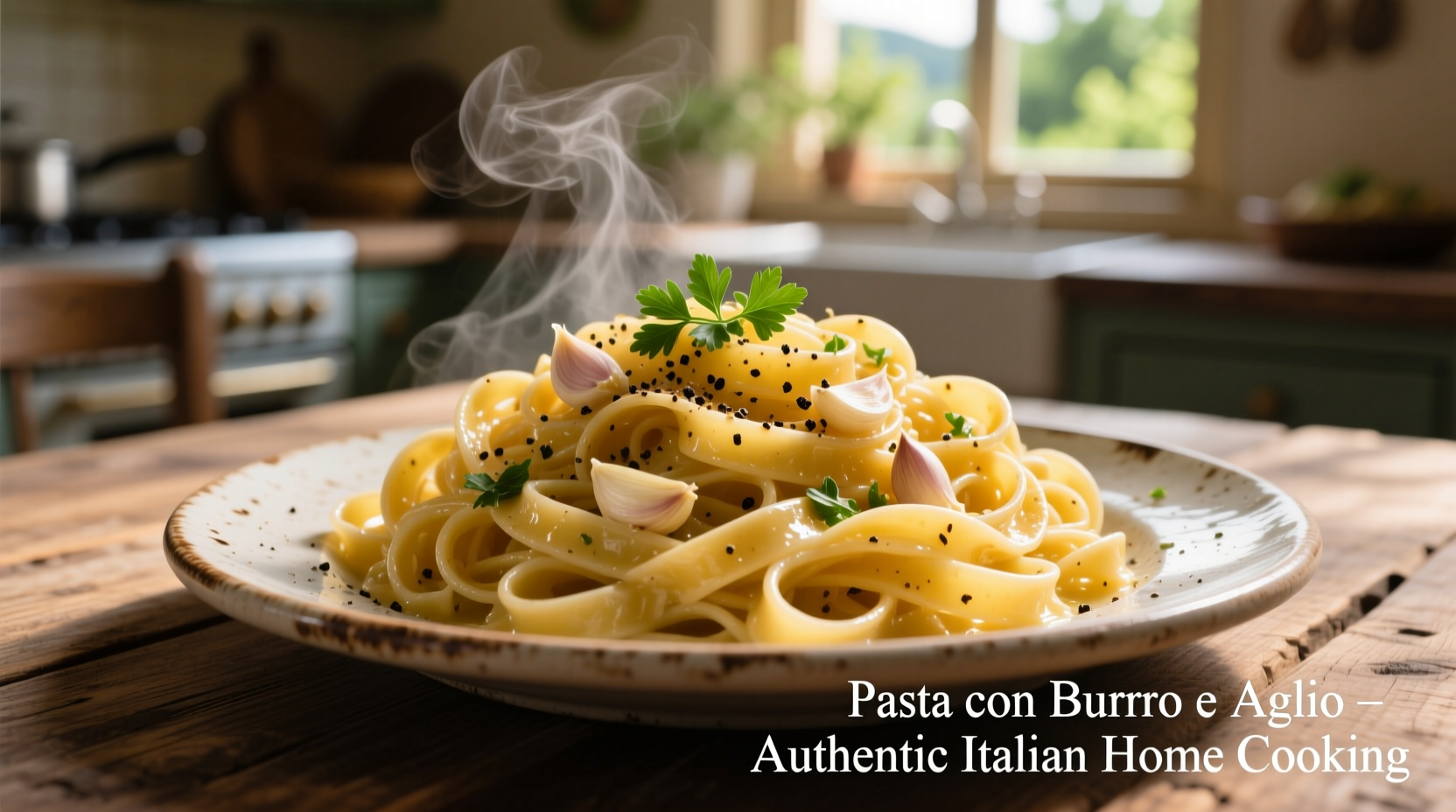 Perfect Butter Garlic Pasta Recipe in 15 Minutes