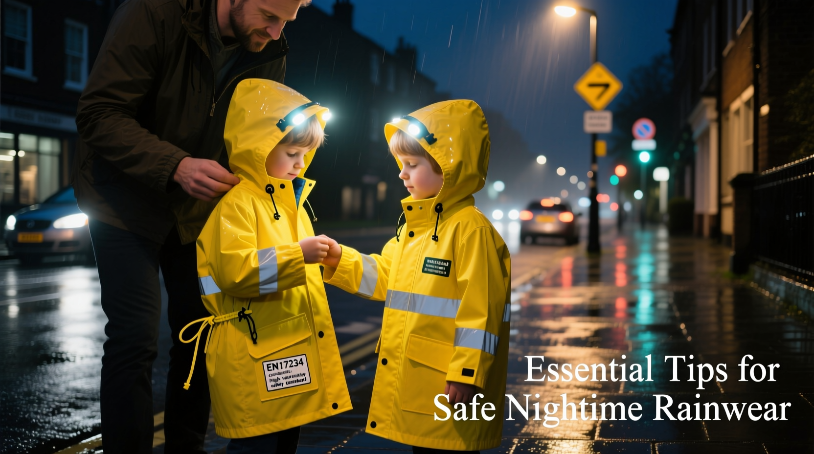 essential tips for choosing the safest childrens raincoat for nighttime travel
