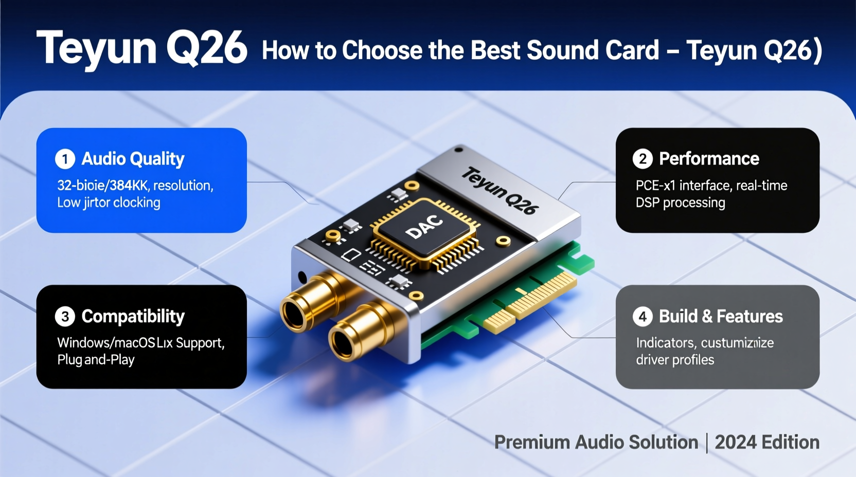 sound card teyun q26