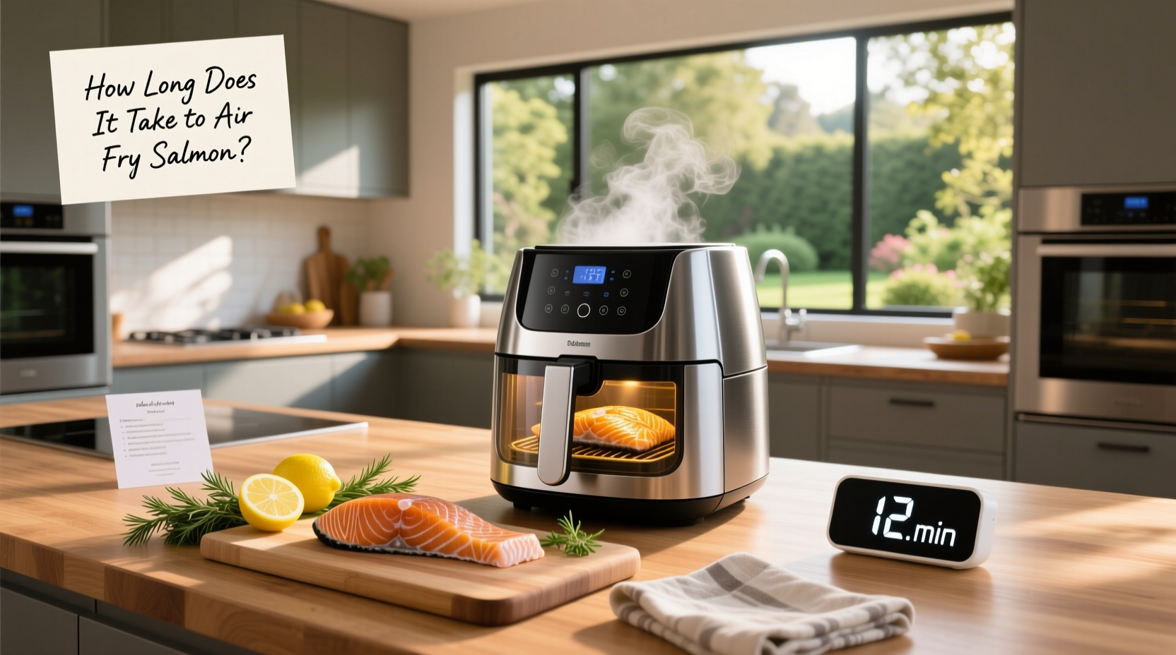 air fry salmon time guide