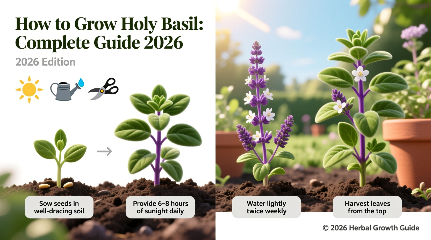 how to grow holy basil