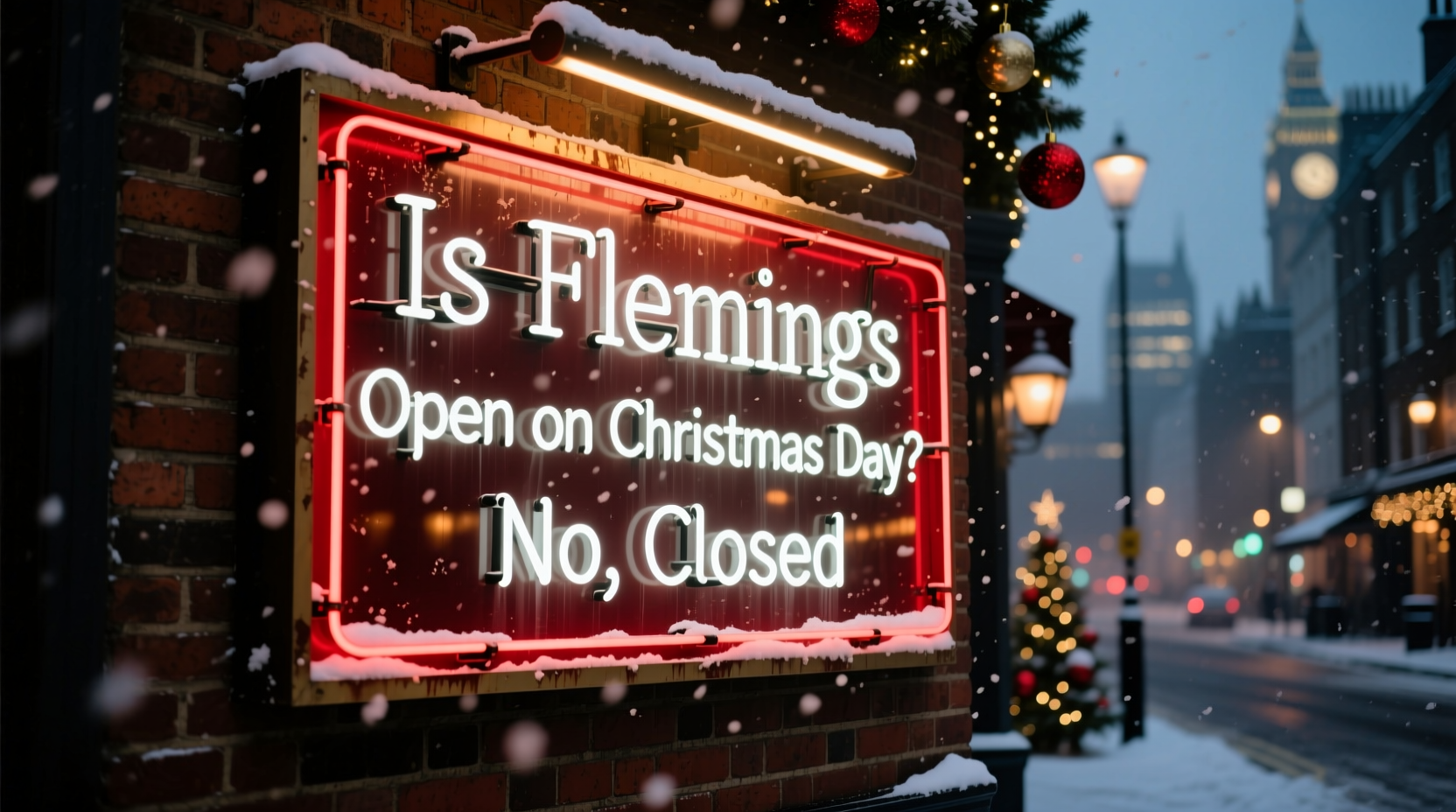 is flemings open on christmas day