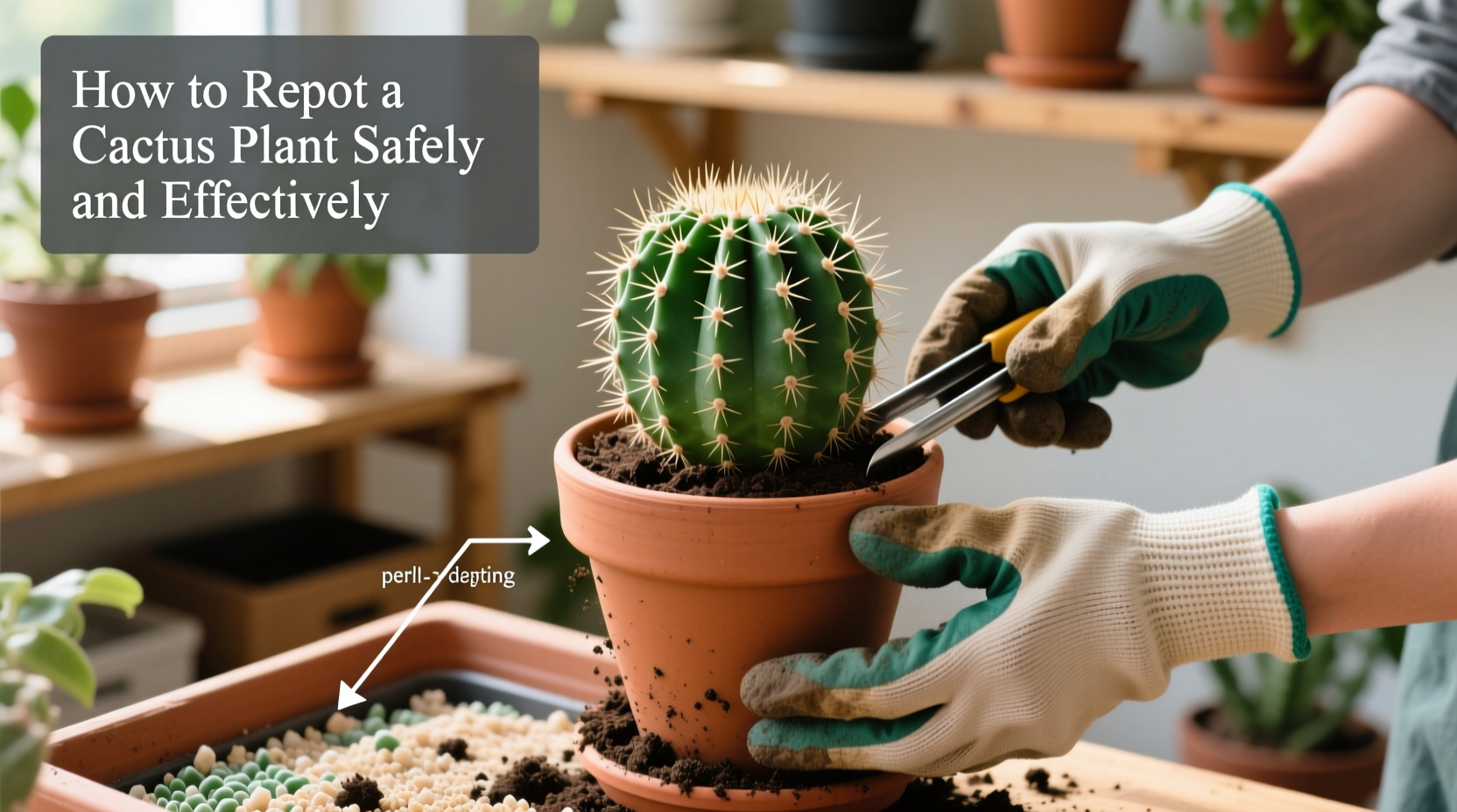 How to Repot a Cactus Plant Safely and Effectively