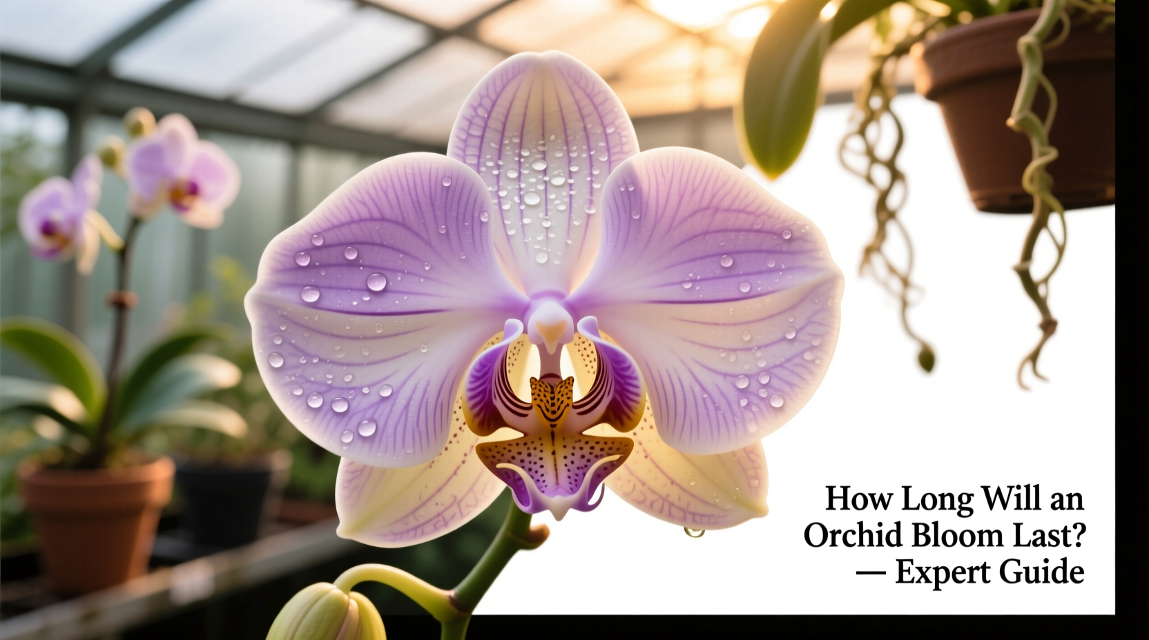 how long will an orchid bloom last