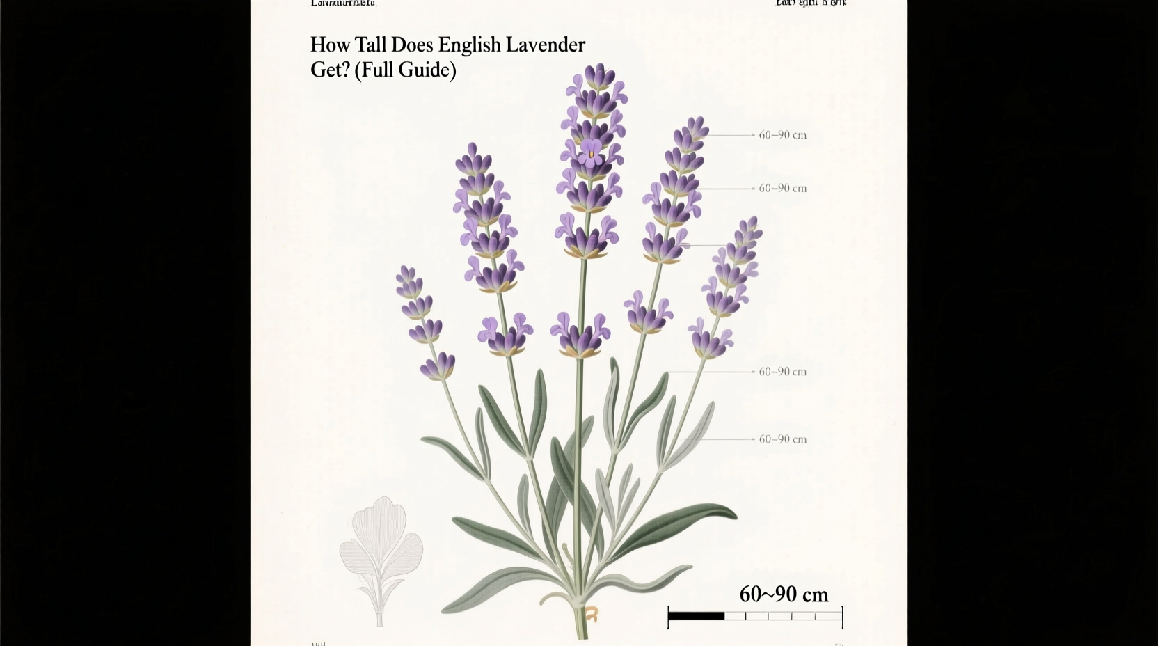 how tall does english lavender get