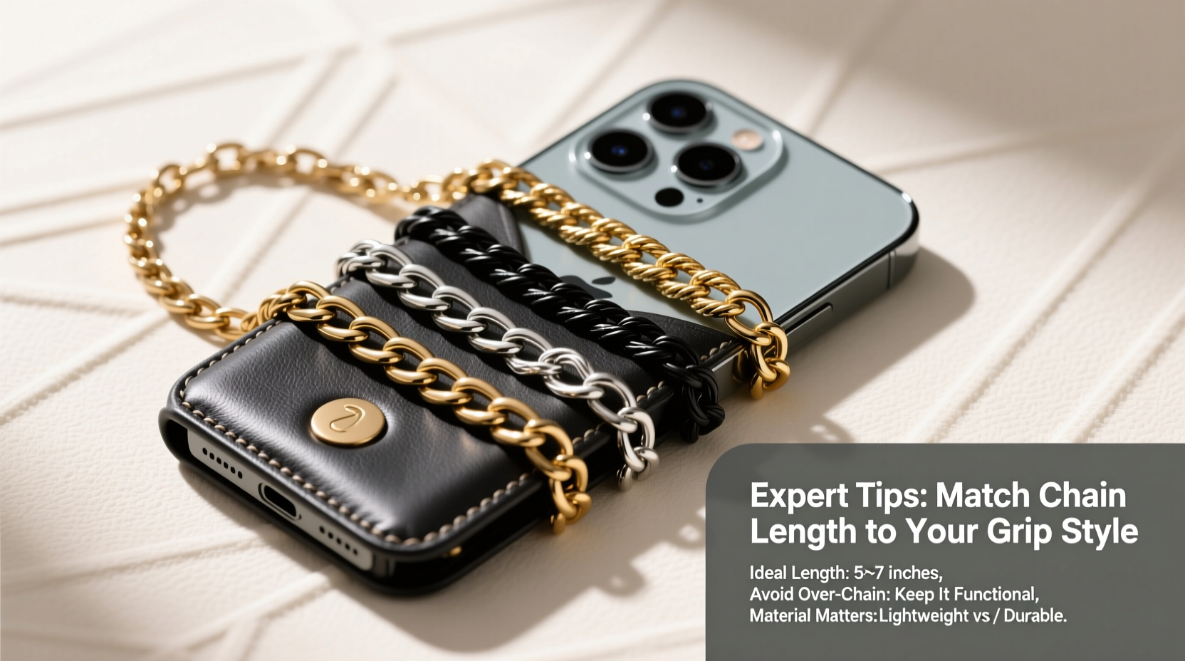 expert tips for choosing the perfect short chain for your handheld phone case