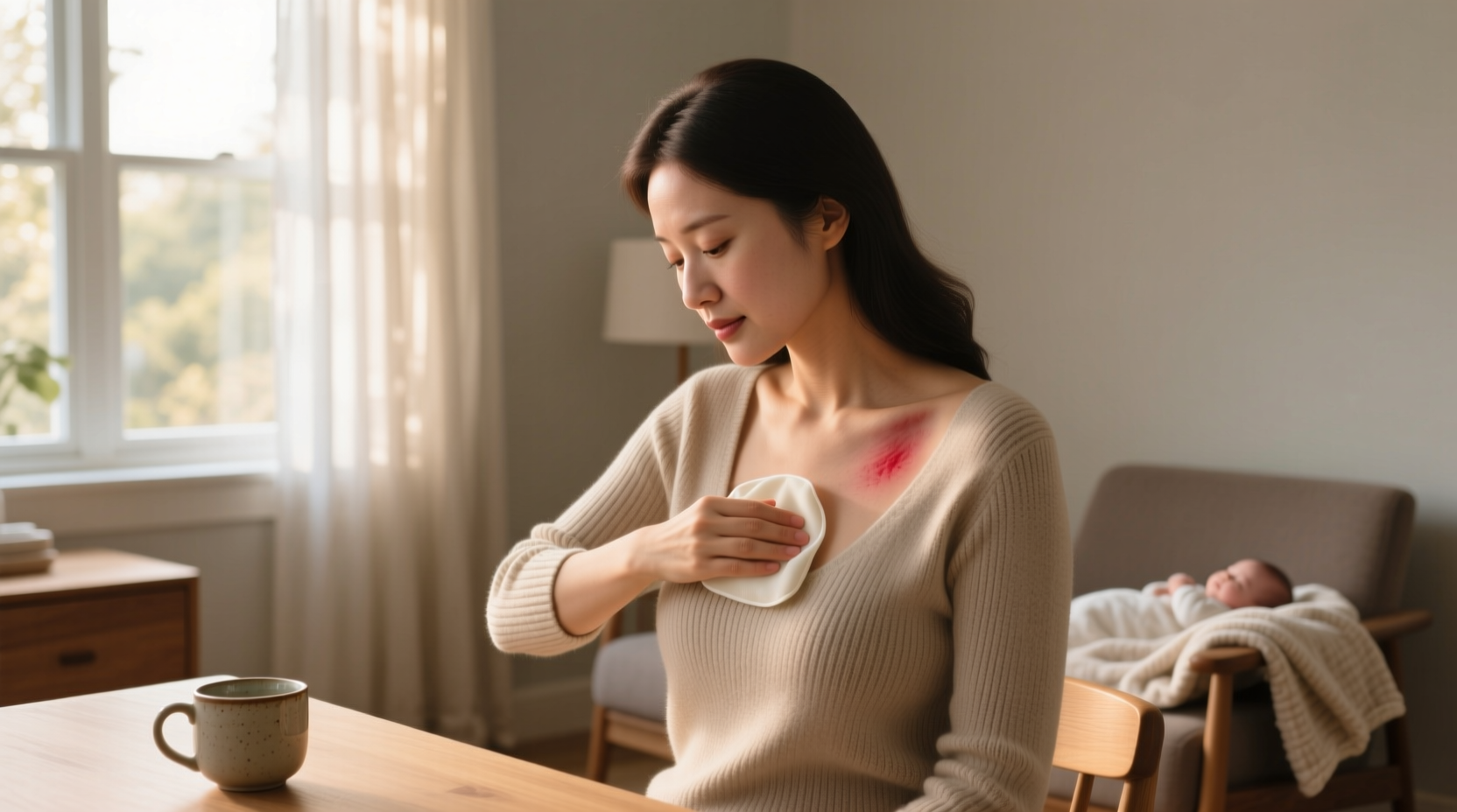 signs of clogged milk duct