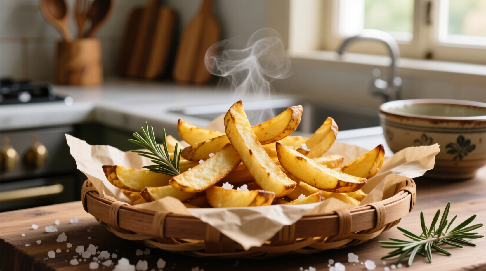 fresh cut potato fries